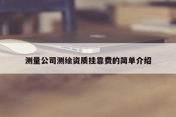 測量公司測繪資質掛靠費的簡單介紹