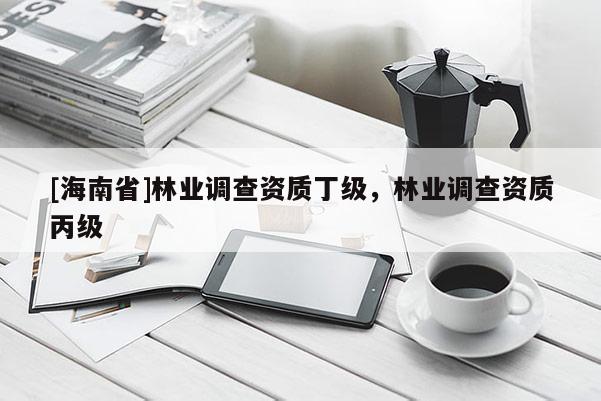 [海南省]林業調查資質丁級，林業調查資質丙級