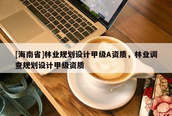 [海南省]林業規劃設計甲級A資質，林業調查規劃設計甲級資質