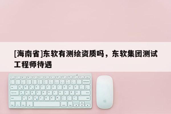 [海南省]東軟有測(cè)繪資質(zhì)嗎，東軟集團(tuán)測(cè)試工程師待遇