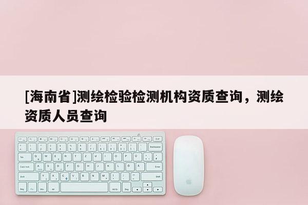 [海南省]測(cè)繪檢驗(yàn)檢測(cè)機(jī)構(gòu)資質(zhì)查詢，測(cè)繪資質(zhì)人員查詢