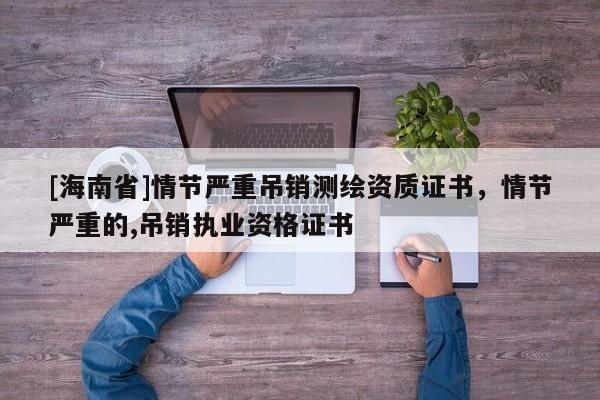 [海南省]情節嚴重吊銷測繪資質證書，情節嚴重的,吊銷執業資格證書