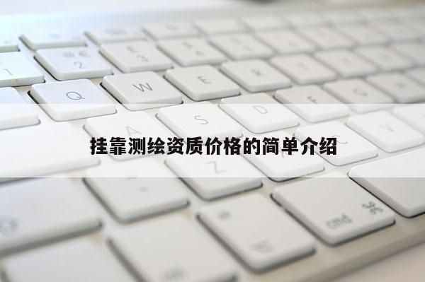 掛靠測繪資質價格的簡單介紹