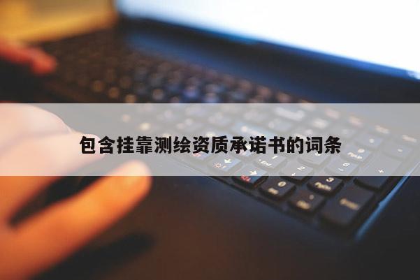 包含掛靠測繪資質(zhì)承諾書的詞條