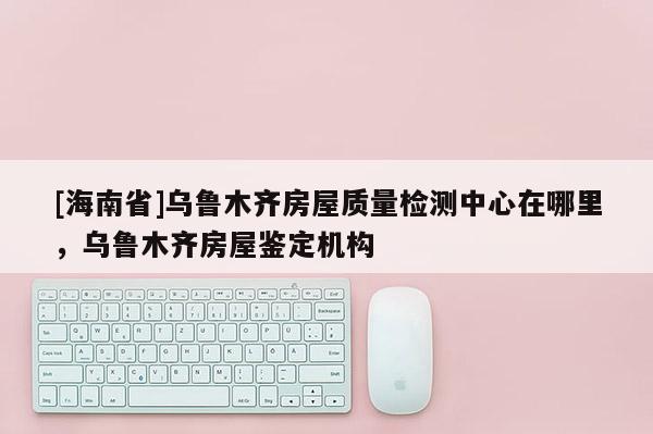 [海南省]烏魯木齊房屋質量檢測中心在哪里，烏魯木齊房屋鑒定機構